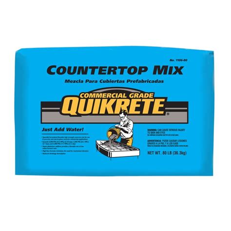 What is the best cement mix for countertops?
